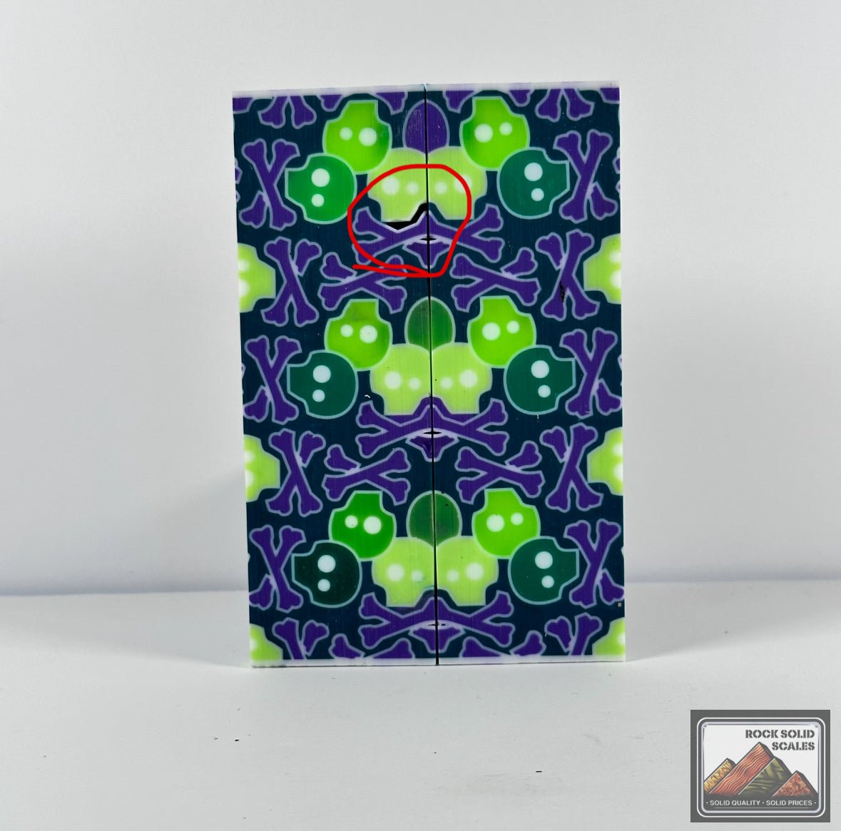 3D Skully™ - Wild and White *Bargain Bin* - RockSolid Scales -