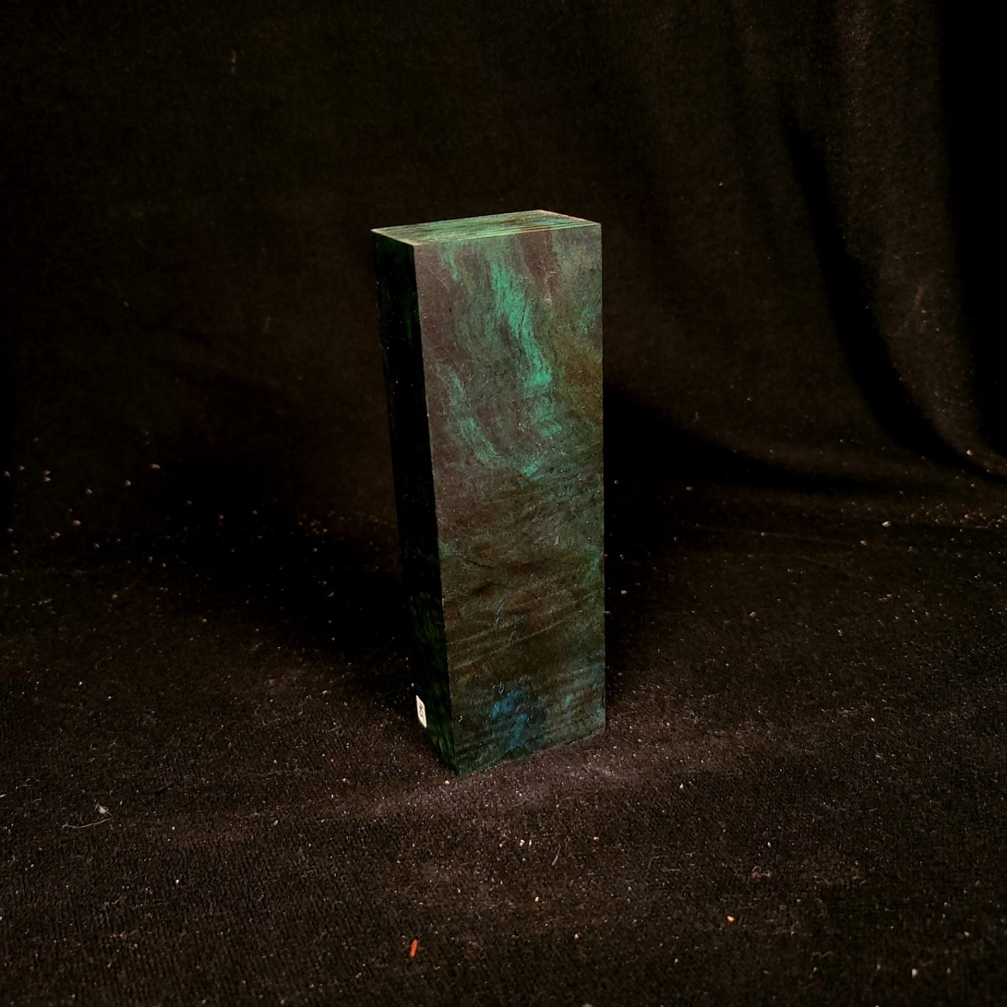 #574 Spalted Maple Burl - Blue & Green - RockSolid Scales -