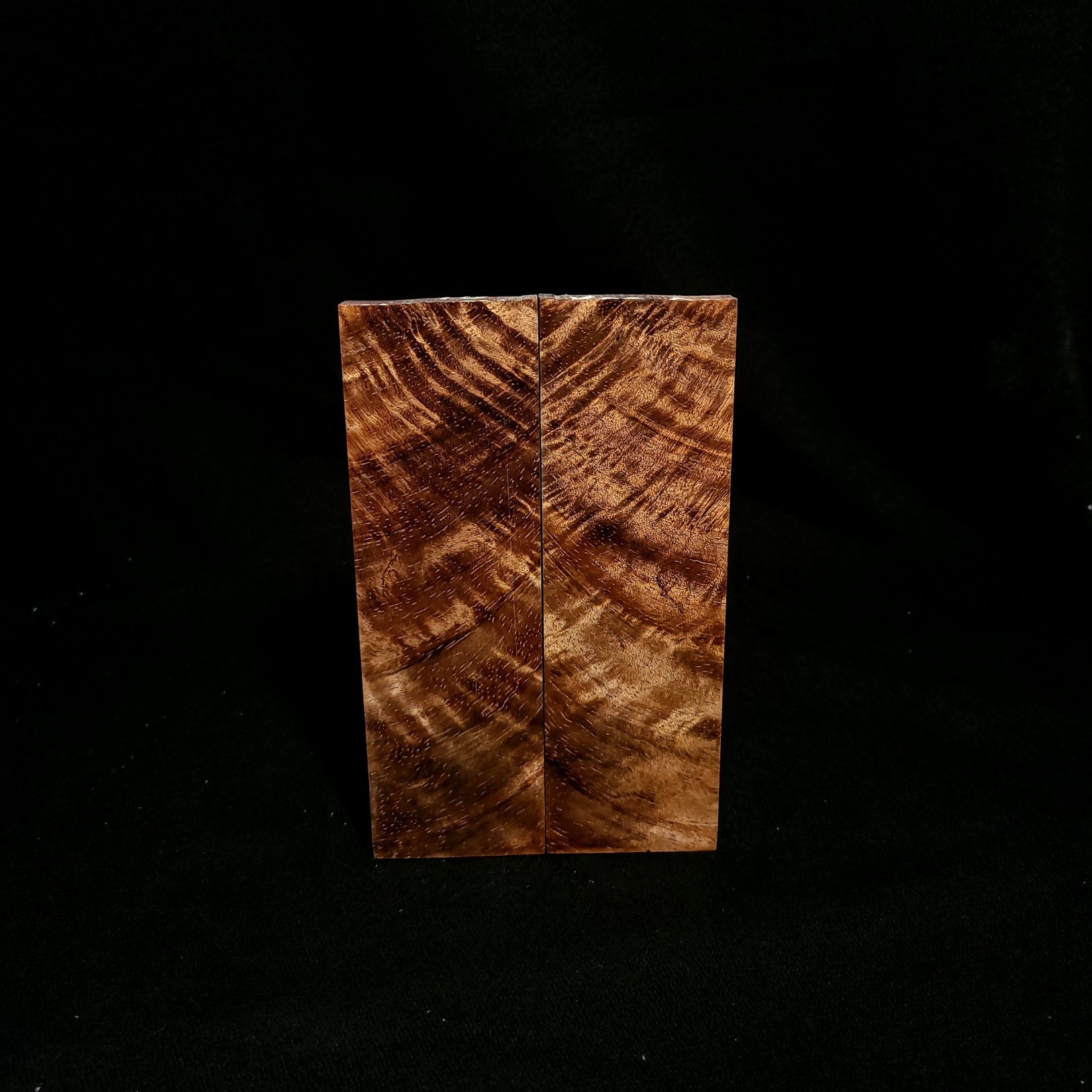 #778 Curly Koa Crotch - K&G Stabilized - RockSolid Scales -