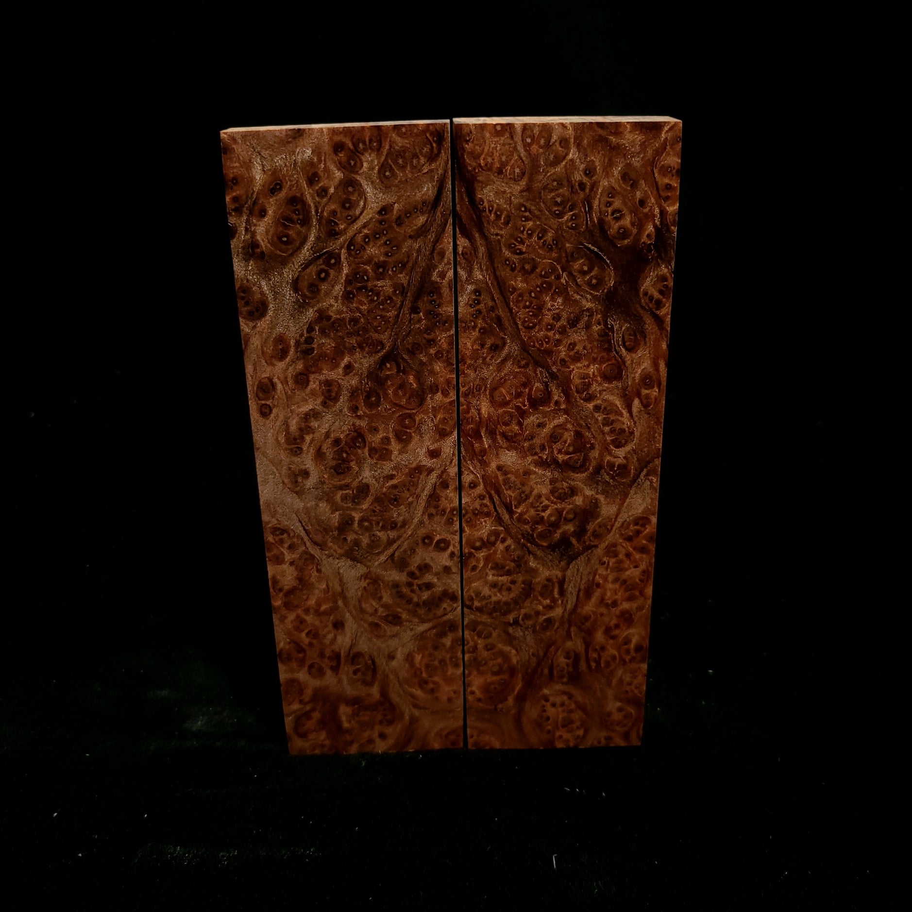 #810 - Redwood Lace Burl - K&G Stabilized - RockSolid Scales -