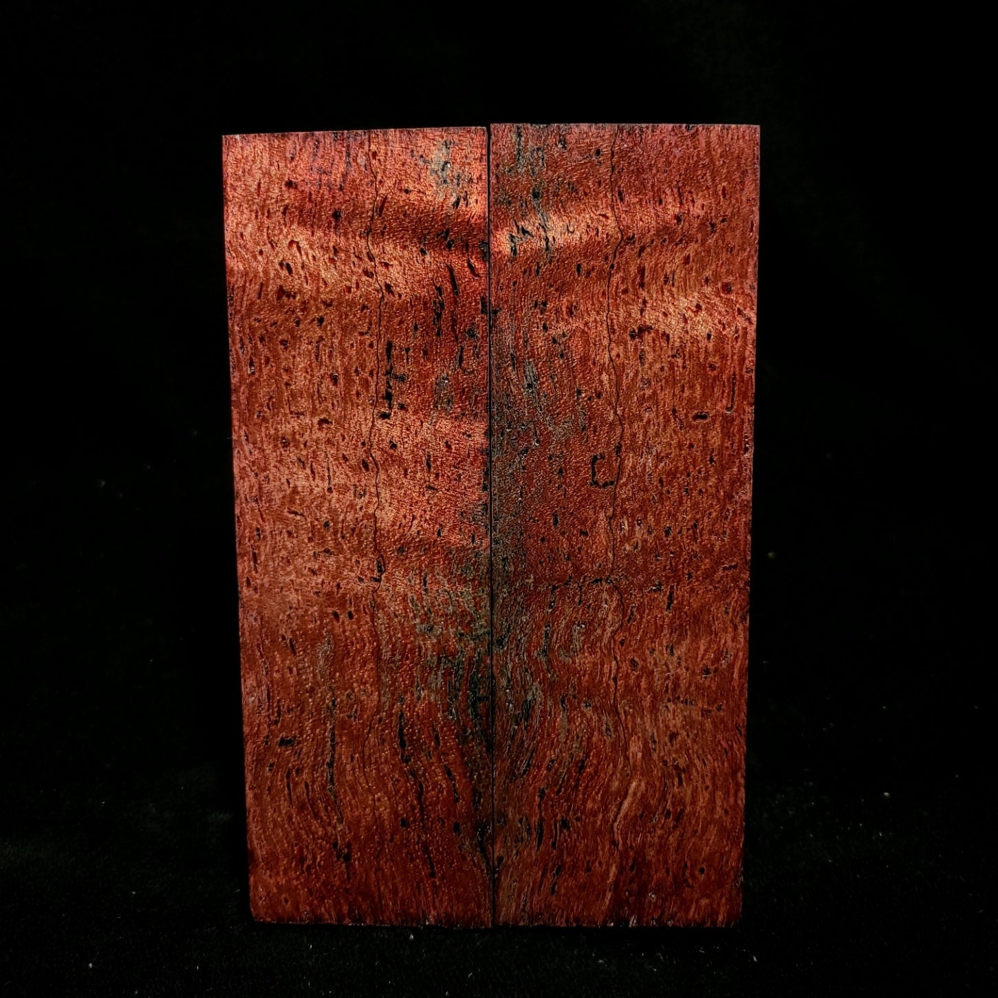 #825 - Red Spalted Alder - K&G Stabilized - RockSolid Scales -