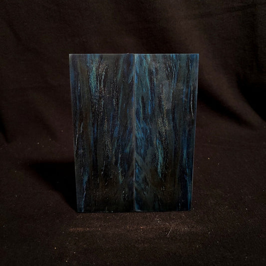 #843 - Tru-Blue Spalted Alder - RockSolid Scales -