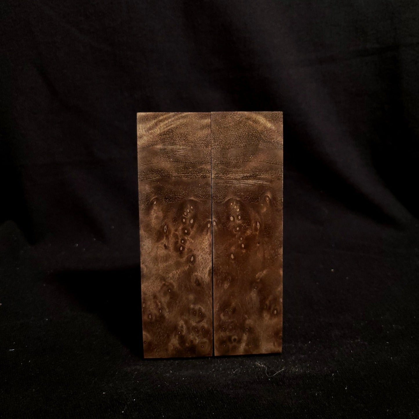 #885 - Claro Walnut Burl - K&G Stabilized - RockSolid Scales -