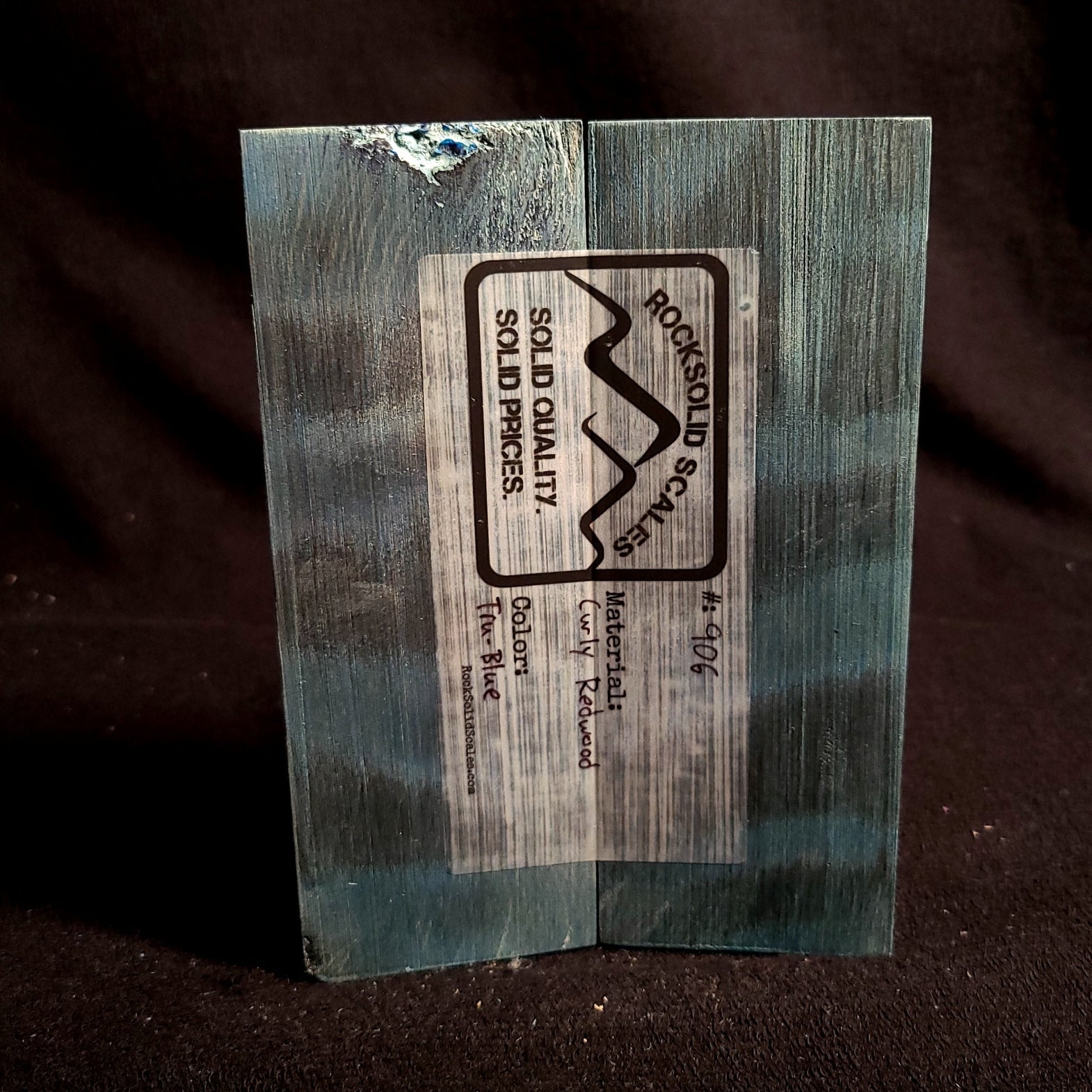 #906 - Tru-Blue Curly Redwood - RockSolid Scales -