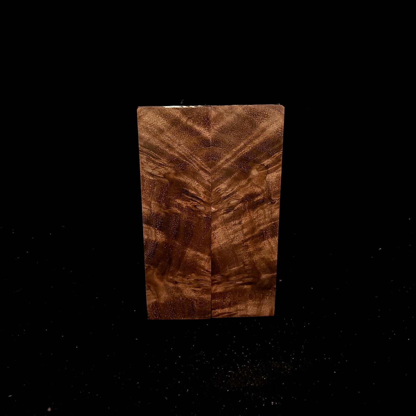 #920 Curly Claro Walnut Burl - K&G Stabilized - RockSolid Scales -