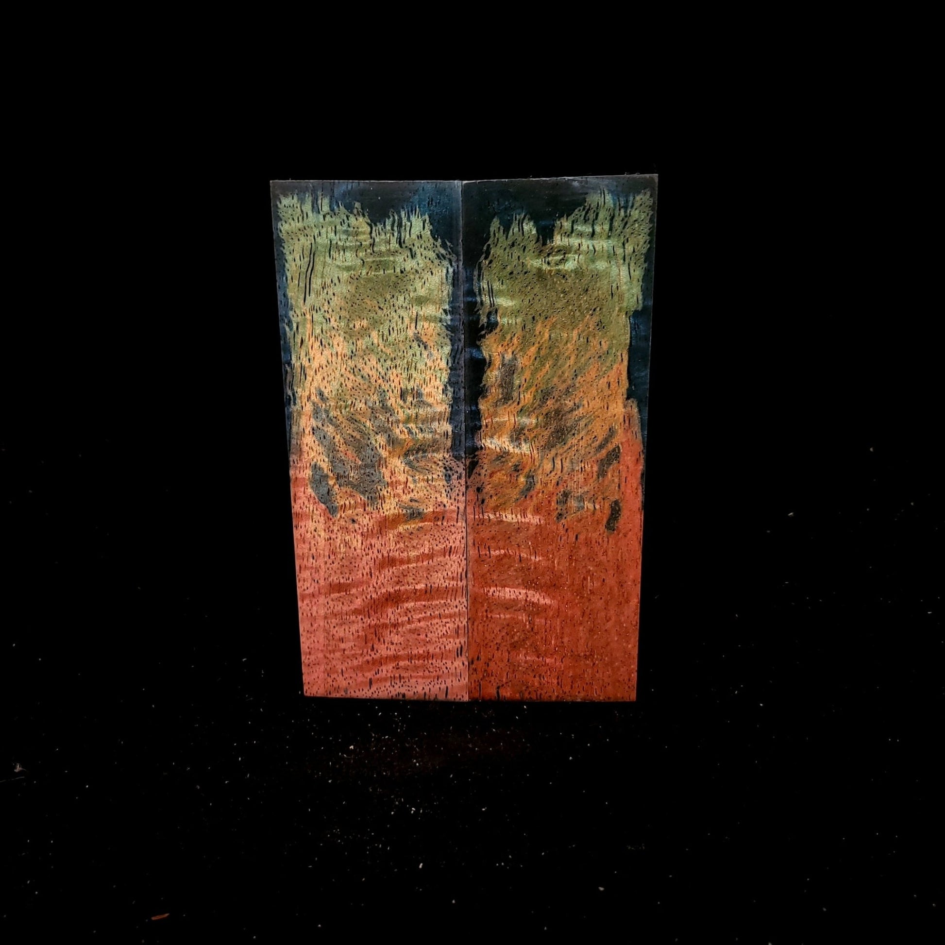 #936 Quadruple Dyed Curly Mango - Red, Yellow, Lime, Tru-Blu - RockSolid Scales -