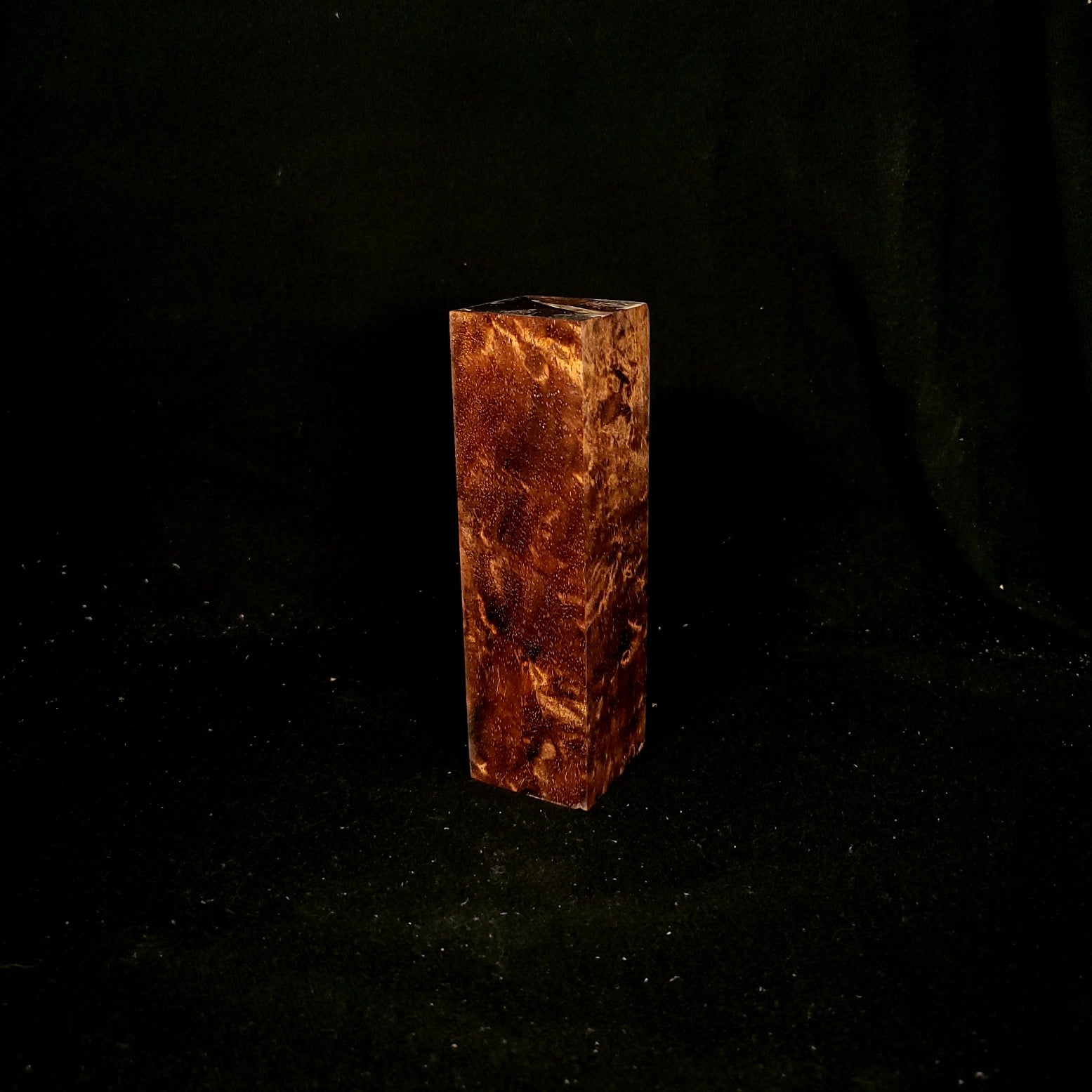 #987 Tasmanian Blackwood Burl - K&G Stabilized - RockSolid Scales -