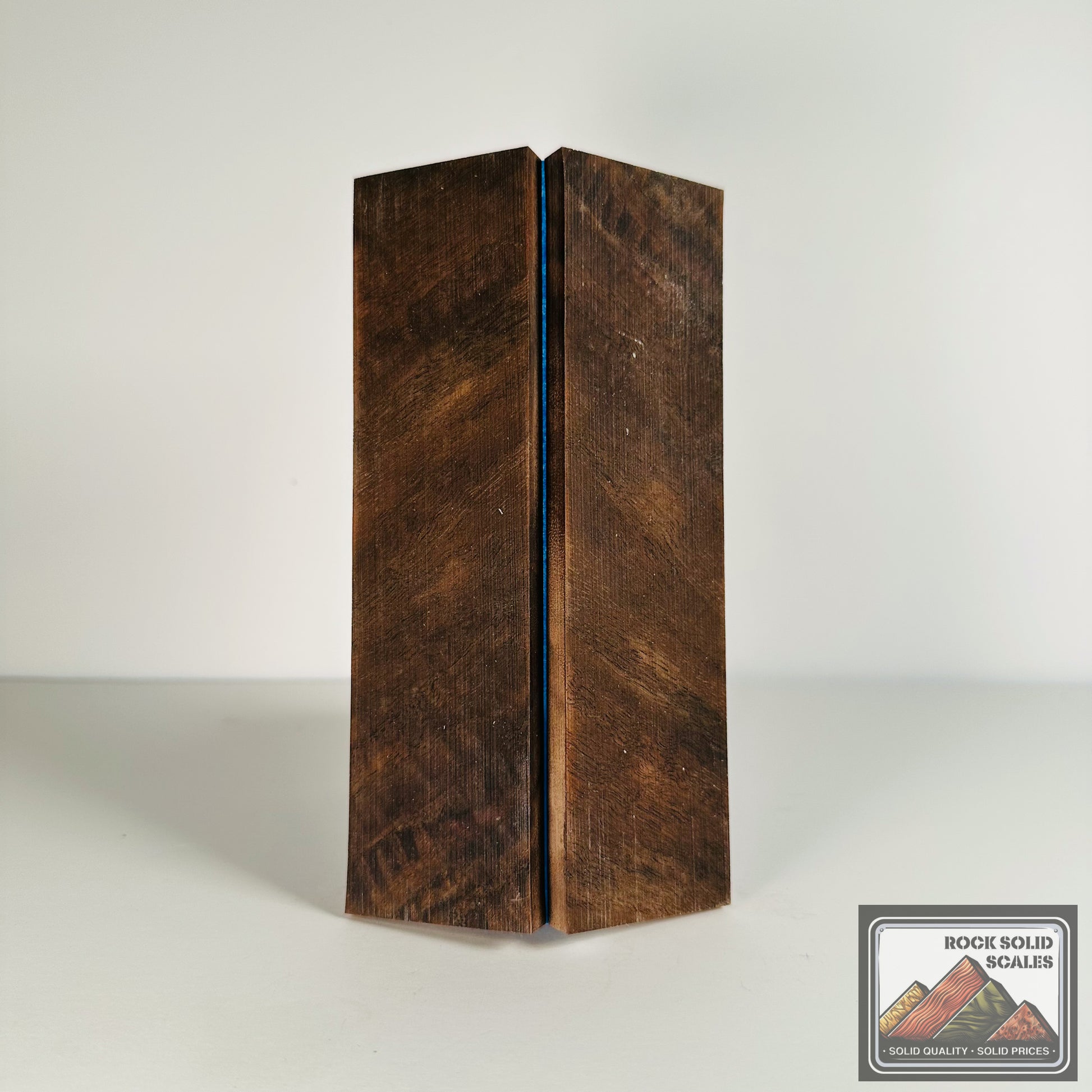#2700 - Curly Bastogne Walnut - RockSolid Scales -