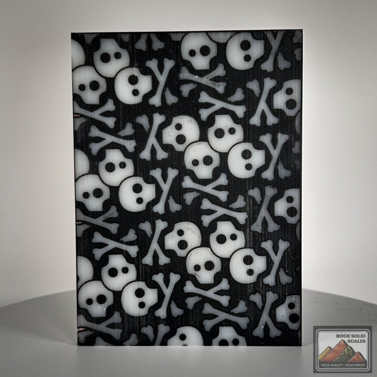Black and White Skully™ Panel - RockSolid Scales -