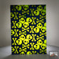Blue and Toxic Green Skully™ Panel - RockSolid Scales -