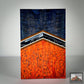 Blue Curly Mango and Blaze Orange Masur Birch - RockSolid Scales -