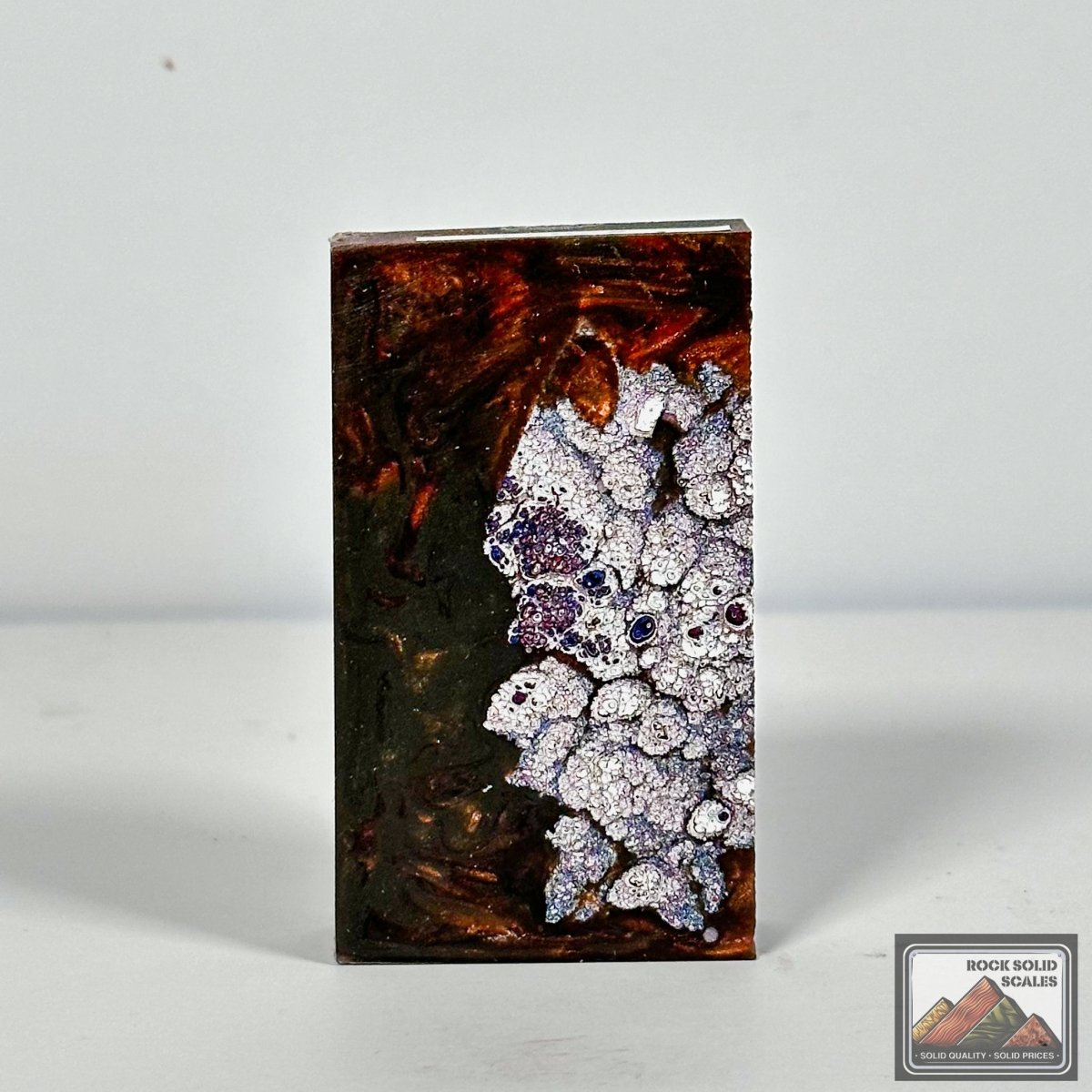 Bronze Pearl Resin Cast Fordite Chunk - RockSolid Scales -