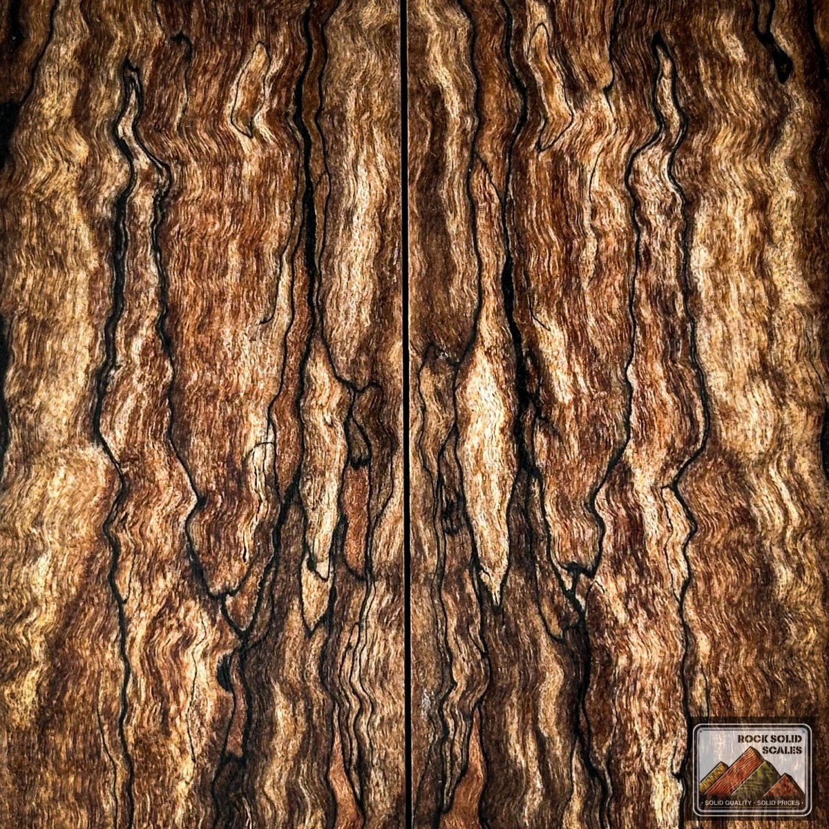 Curly Spalted Maple - Private Reserve - RockSolid Scales -