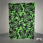 Lime and Red Glitter Fish Skully™ Panel - RockSolid Scales -