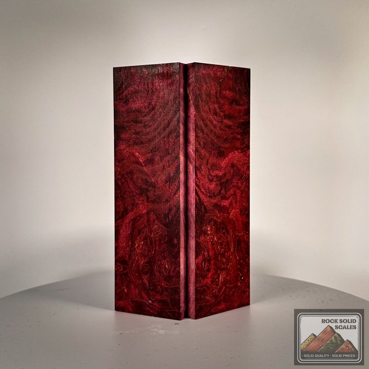 Maroon Maple Burl - RockSolid Scales -