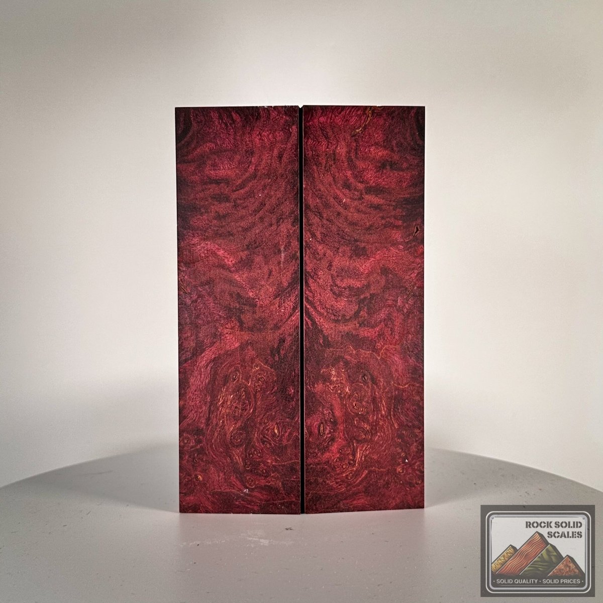 Maroon Maple Burl - RockSolid Scales -