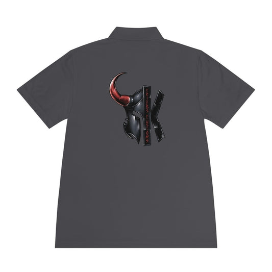 Men's Sport Polo Shirt - RockSolid Scales - Iron Grey