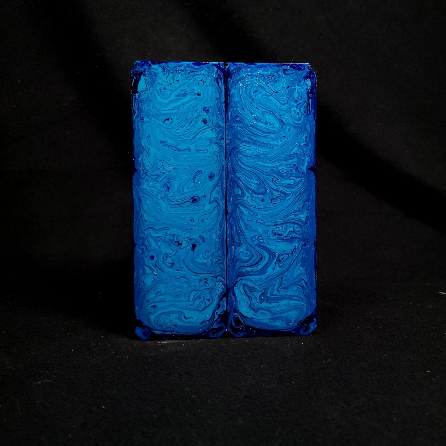 R38 - Blue Swirl Resin Scales - RockSolid Scales -
