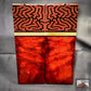 Red Brain Micarta and RedRum Quilted Maple - RockSolid Scales -