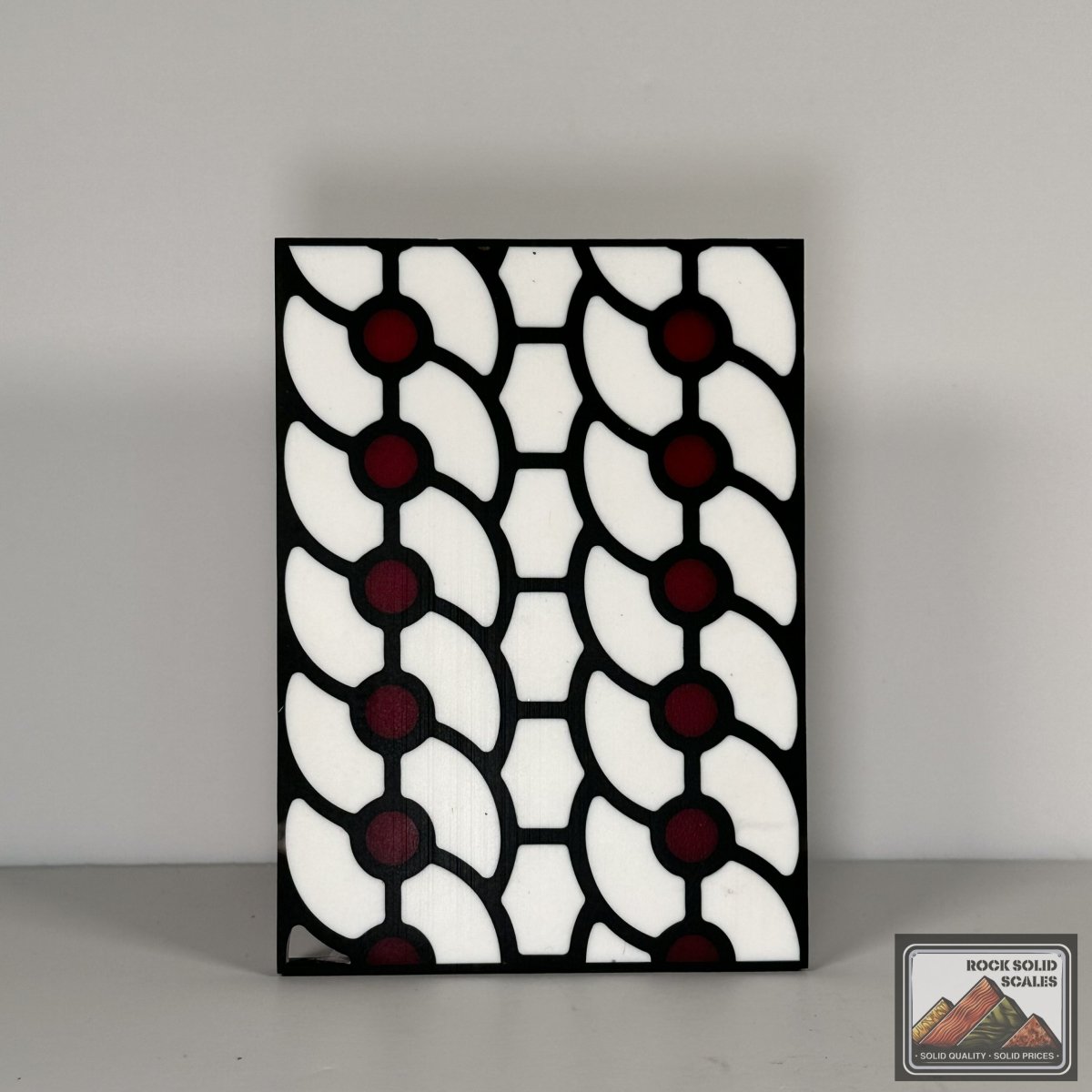 Red/White Resin 3D Slab Bargain Bin - RockSolid Scales -
