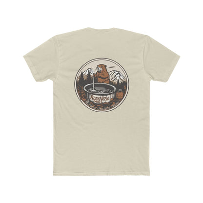 RockWax Logo Tee - Next Level - Men's - RockSolid Scales - Solid Cream