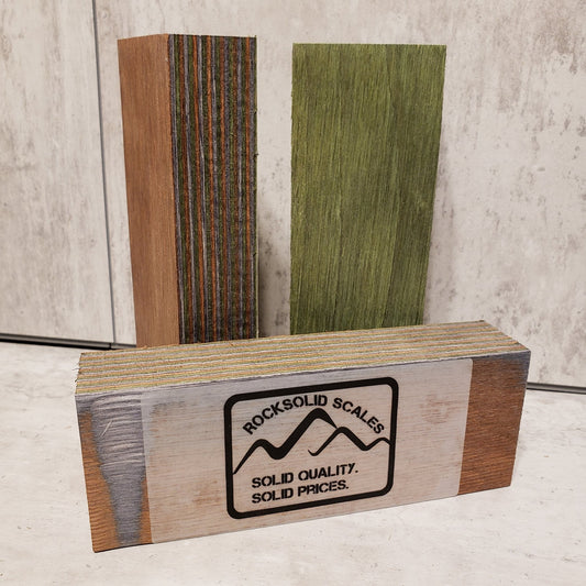 SP5 SpectraPly Green Mountain Camo Block - RockSolid Scales -