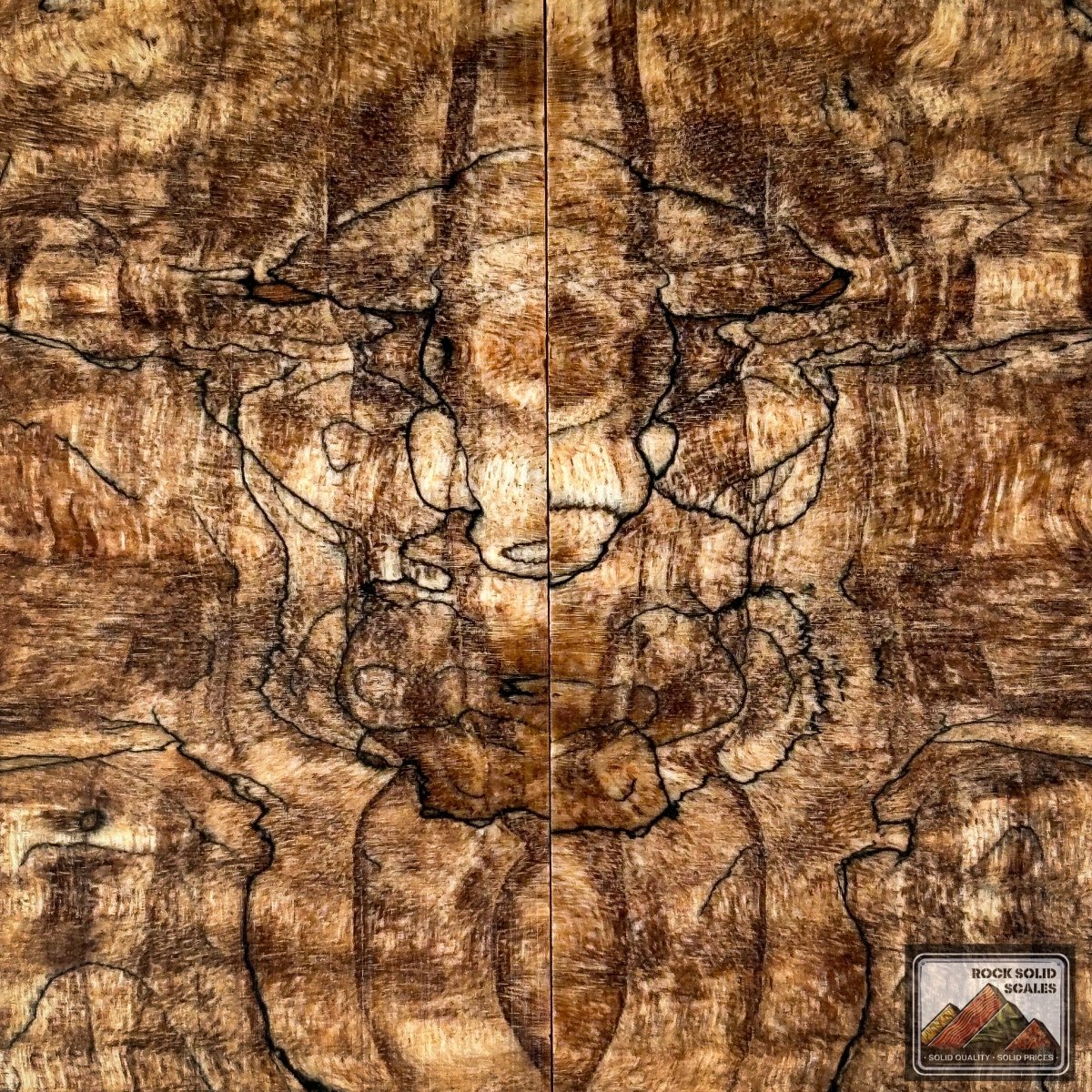 Spalted Curly Maple - RockSolid Scales -