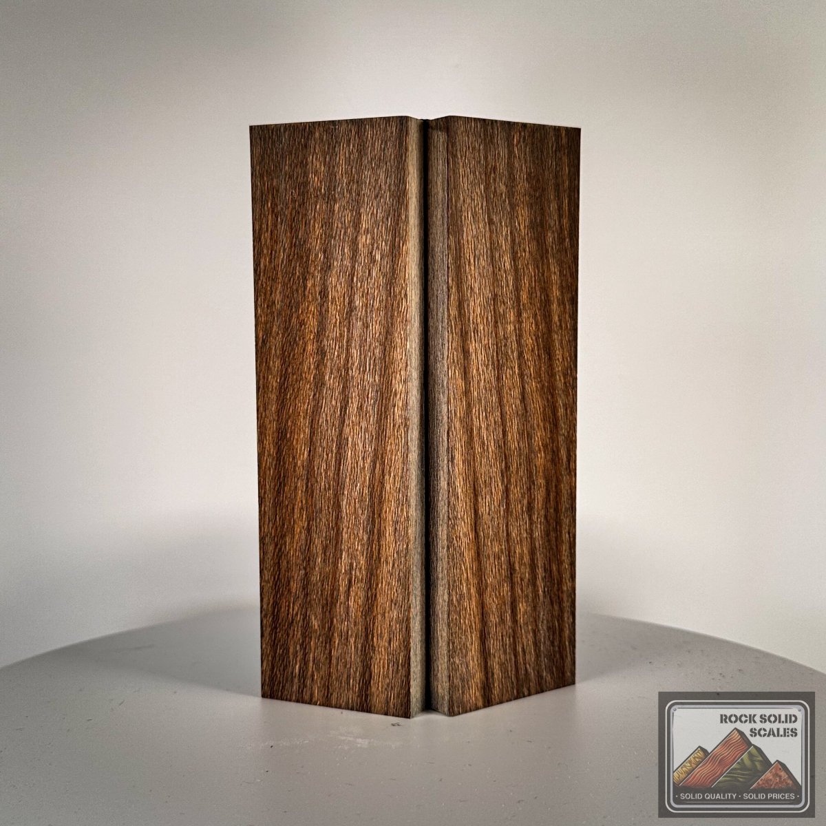 Steel Blue Quartersawn Sycamore - RockSolid Scales -