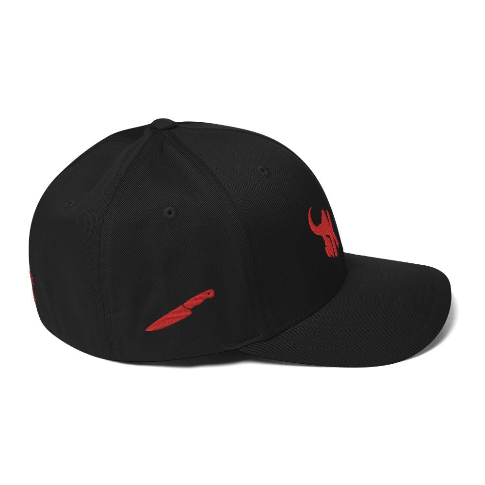 Structured Twill Cap - RockSolid Scales - Black