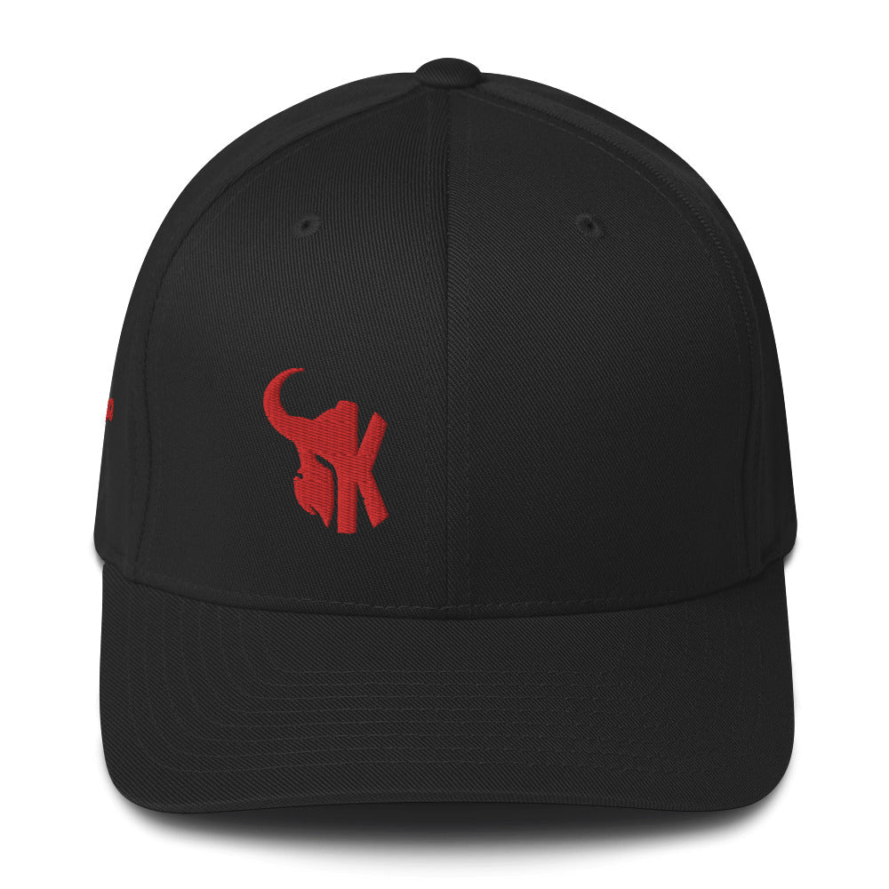 Structured Twill Cap - RockSolid Scales - Black