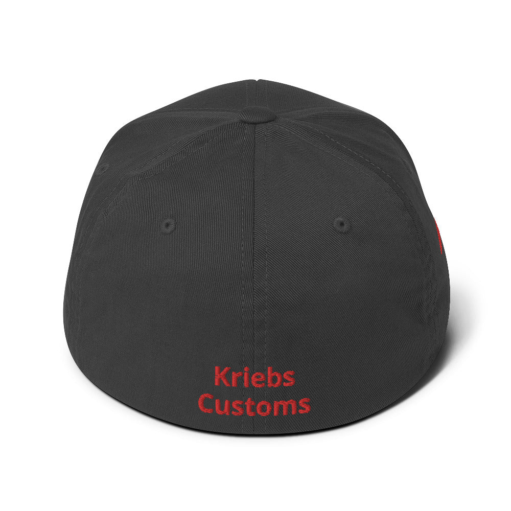 Structured Twill Cap - RockSolid Scales - Dark Grey
