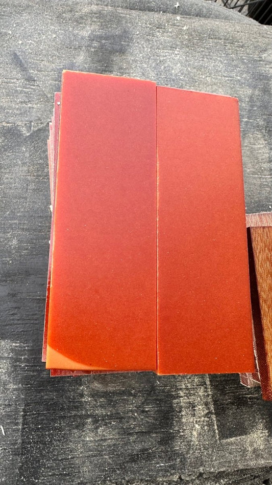 Vintage International Paper Butterscotch Paper Micarta - RockSolid Scales -